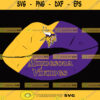Minnesota Vikings Lips Svg Lips NFL Svg Sport NFL Svg Lips Nfl Shirt Silhouette Svg Cutting Files Download Instant BaseBall Svg Football Svg HockeyTeam