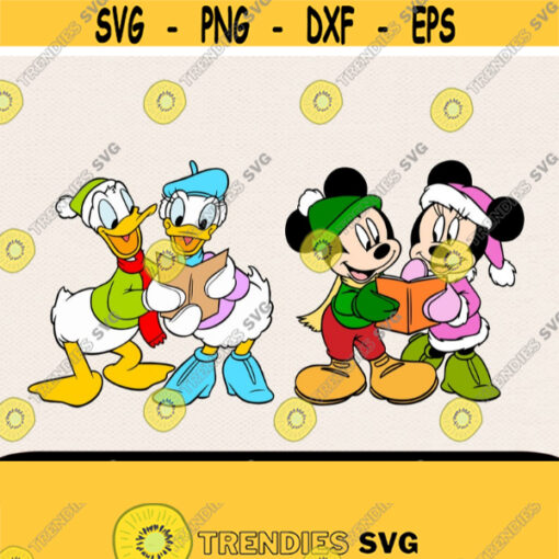 Minnie And Mickey Svg Donald And Daisy Svg Svg For Cricut Svg Christmas Christmas Svg Minnie Svg Mickey Svg Donald Svg Daisy Svg Design 362
