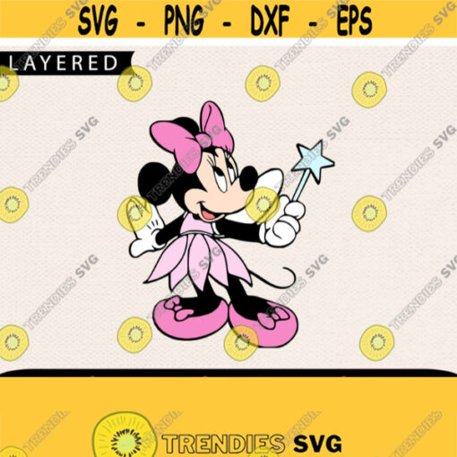 Minnie Fairy Svg Files Cricut Files Minnie Svg Fairy Svg Svg For Girl Disney Svg Disney Fairy Svg Minnie Mouse Svg Design 279