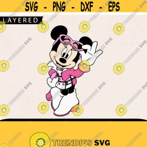 Minnie Fashion Svg Disney Svg Minnie Svg Fashion Svg Disney Fashion Svg Girl Svg Mom Svg Minnie Mouse Svg Design 388