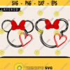Minnie Head Heart Svg Valentines Day Svg Love Svg Cricut Svg Minnie Svg Disney Svg Heart Svg Mom Svg Girl Svg Design 424