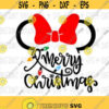 Minnie Merry Christmas SVG Merry Christmas DXF Christmas SVG Svg Files Cricut Cut Files Silhouette Cut File Design 36