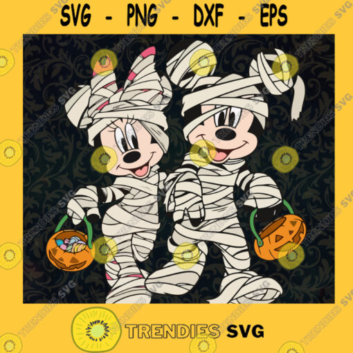 Minnie Mickey Halloween Mummy Svg Halloween Svg Party Svg Mummy Svg Cricut File Svg File