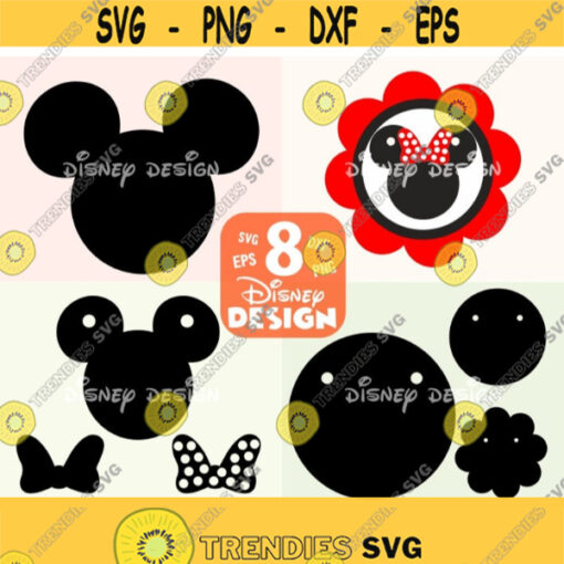 Minnie Mouse Birthday SVG Minnie Mouse SVGDXF FileMinnie SvgVinyl Cutting FileMickey SilhouetteDigital File Cricut Disney Design 302