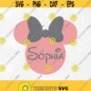 Minnie Mouse SVG Sophia svg Instant download Design 45