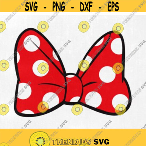 Minnie Mouse bow svg Layered Minnie mouse cute bow polkadots svg and png instant download minnie bow svg for cricut and silhouette Design 65