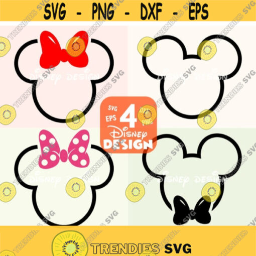 Minnie Mouse svg Mickey Mouse svg clip art outline svg in svg format epsdxf png For Design 158