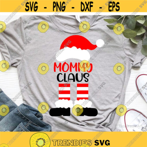 Mom Christmas Svg Mommy Claus Svg Christmas Svg Santa Claus Hat Christmas Shirt Svg One Merry Mama Funny Svg File for Cricut Png