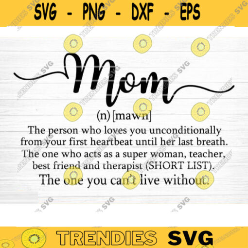 Mom Dictionary Sign Svg File Mom Definition Svg Vector Printable Clipart Mom Funny Quote Svg Mom Saying Svg Mom Shirt Print Gift Svg Design 195 copy