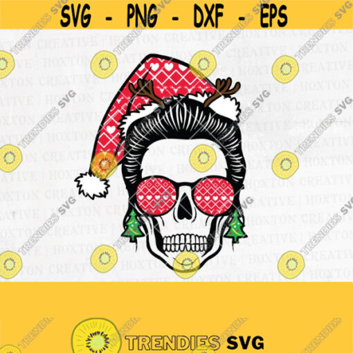 Mom Skull Christmas Svg File Christmas Ornament Svg Christmas Svg Files Christmas Shirt Svg Funny Christmas Svg Teacher ChristmasDesign 206
