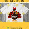 Mom Turkey Svg Thanksgiving Family T shirt Svg Buffalo Plaid Mommy Turkey Svg Dxf Silhouette Cricut File Printable Iron on Png Jpg Pdf Design 235