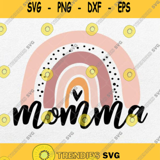Momma Svg Rainbow Svg Png Clipart Silhouette