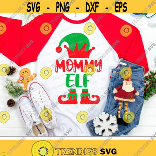 Mommy Elf Svg Christmas Elf Svg Family Elf Svg Dxf Eps Png Funny Winter Svg Holiday Mama Clipart Mom Shirt Design Silhouette Cricut Design 3012 .jpg