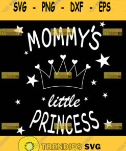Mommy Little Princess Svg Crown With Heart Svg 1
