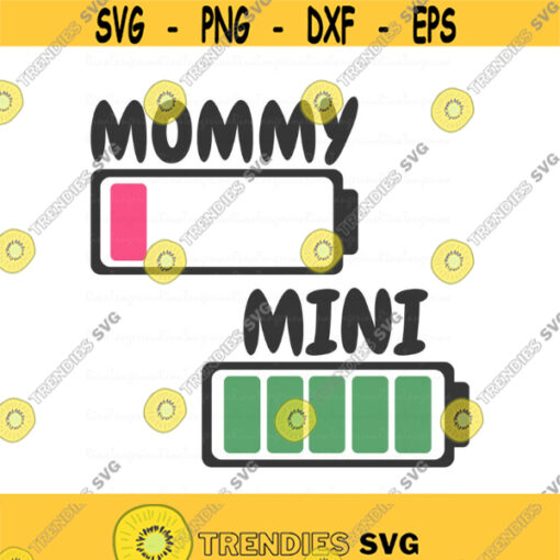 Mommy svg mini svg baby svg mothers day svg png dxf Cutting files Cricut Cute svg designs print for t shirt quote svg Design 520