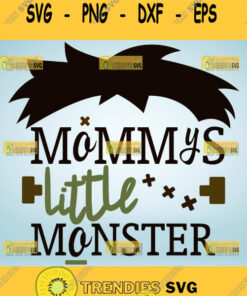 MommyS Little Monster Svg Frankenstein Mom Svg Funny Mom Shirt Monster 1