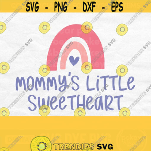 Mommys Little Sweetheart Svg Valentines Day Svg Baby Valentine Svg Baby Valentines Shirt Svg Svg File For Cricut Silhouette Png Design 477