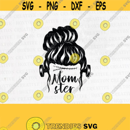 Momster Svg Halloween SVG Halloween Shirt Svg Mom Svg Funny Halloween Svg Spooky Svg Cutting FileDesign 598