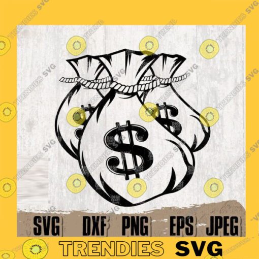 Money Bag Digital Downloads Money Bag Svg Money svg Dollar Svg Money Clipart. Money Stencil copy