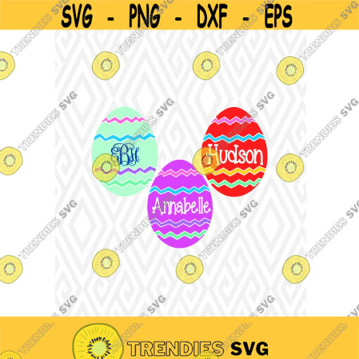 Monogram Easter Egg Cuttable Design in SVG DXF PNG Ai Pdf Eps Design 44