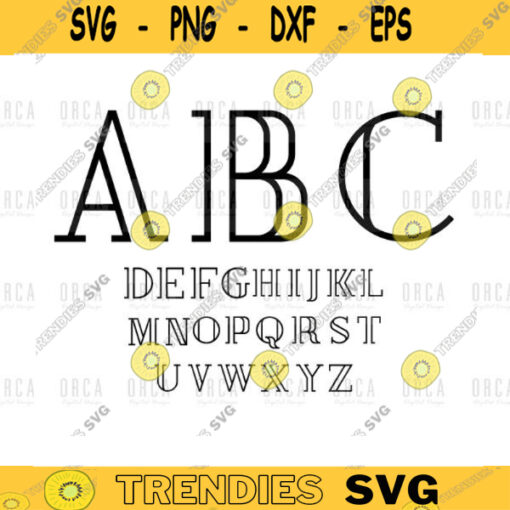 Monogram latin alphabetMonogram svg Alphabet A ZRING Vector latin alphabetsvg digital download 197