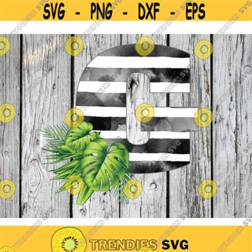 Monogram png Digital Download G png Tropical PNG Monstera png file plants png Stripe png Alphabet png Letter G sublimation Design 634 .jpg