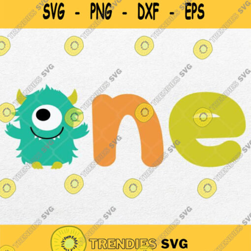 Monster One Svg Png Dxf Eps