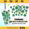 Monstera Starbucks Cup SVG Full Wrap Starbucks Cold Cup Venti Size 24 Oz Svg SVG Files for Cricut DIY Instant Download 244
