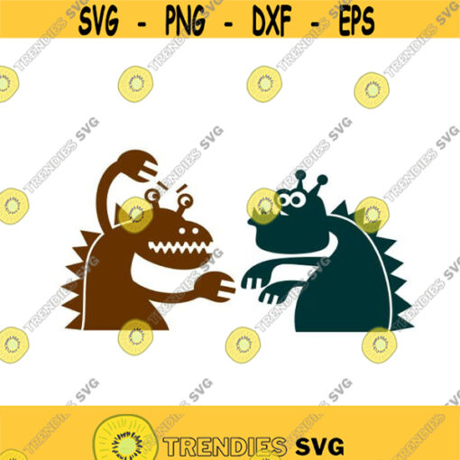 Monsters Kids Cute Boys Cuttable Design SVG PNG DXF eps Designs Cameo File Silhouette Design 897
