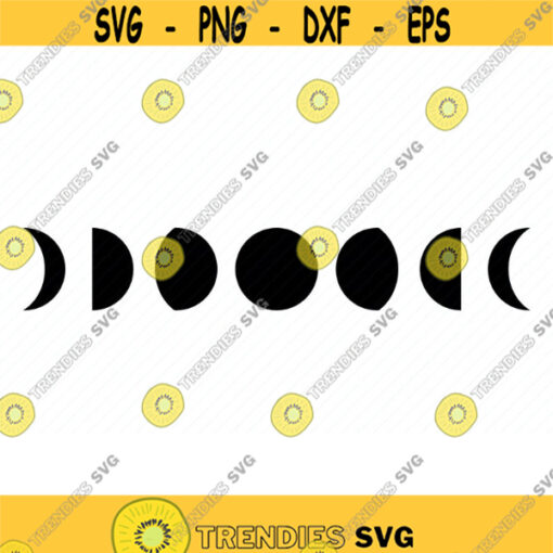 Moon Phase SVG. Moon PDF. Moon Phase Cutting file. Moon Svg. Moon Phase Silhouette. Moon Phase Png. Circle Moon Phase. Moon Phase Vector.