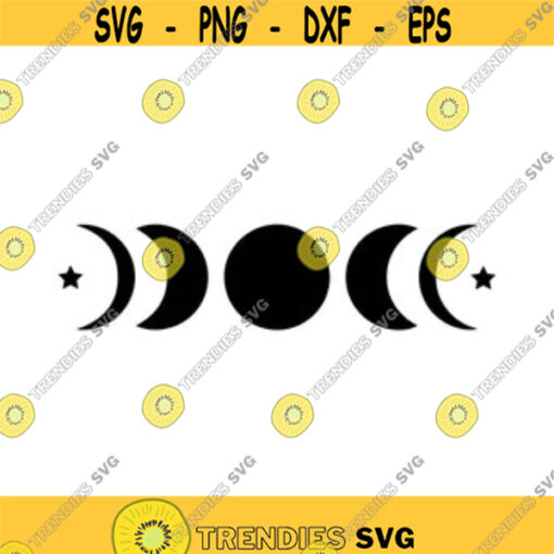 Moon Phases Decal Files cut files for cricut svg png dxf Design 40