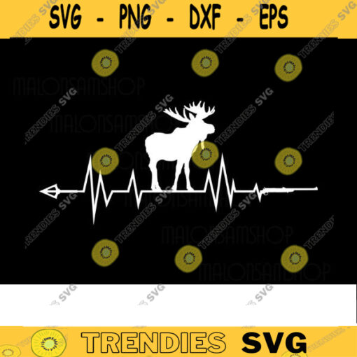 Moose hunting SVG Heartbeat hunting svg deer svg deer hunting svg deer hunter svg duck hunting svg hunter svg for lovers Design 336 copy