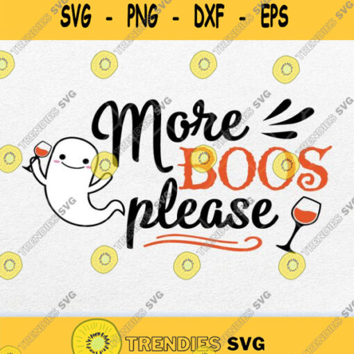 More Boos Please Halloween Svg Png