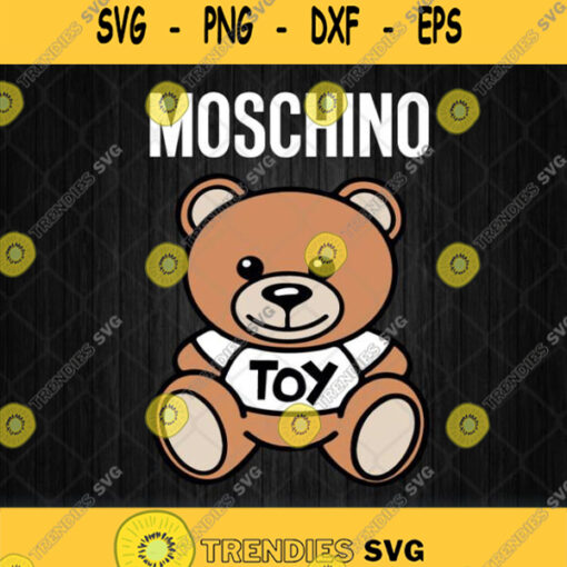 Moschino Teddy Bear Svg Png Clipart Silhouette
