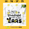 Most wonderful time to wear ears svgMerry christmas svgIts the Most wonderful time svg