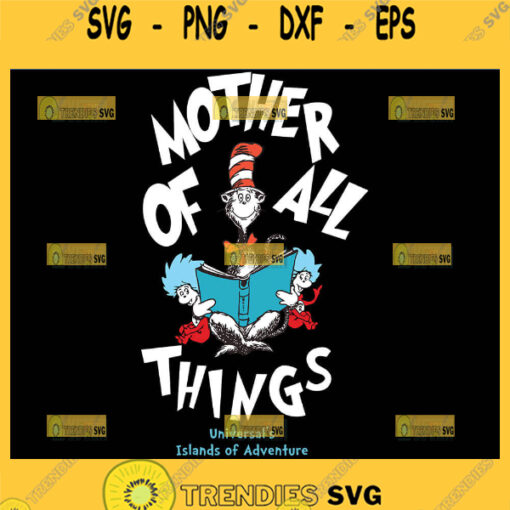 Mother Of All Things Svg Cat In The Hat With One And Two Svg 1