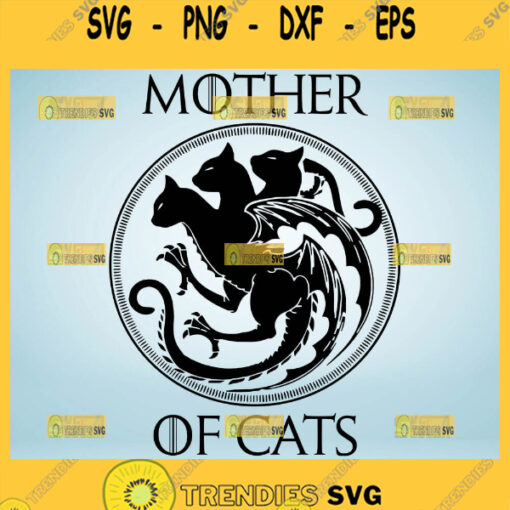 Mother Of Cats Svg Dragon Cat Svg 1