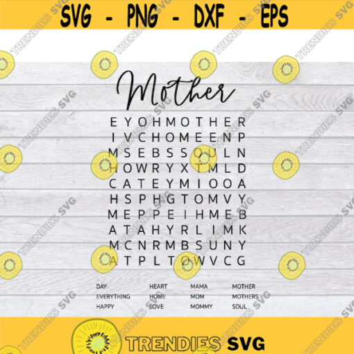 Mothers Day Word Search SVG Mama SVG Word Search SVG Mom Life Svg Mommy Svg Mom Svg Mama Bear Svg Mothers Day Png Mom Svg Design 3081 .jpg