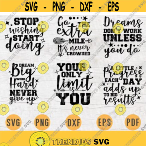 Motivational SVG Bundle Pack 6 Svg Files for Cricut Motivational Quotes Vector Bundle Pack Cut Files INSTANT DOWNLOAD Iron On Shirt 1 Design 5.jpg