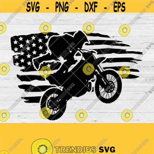 Motorcross USA Flag Svg File US Motorcross Svg US Motorcycle Racing Svg Dirt Bike racing Svg Extreme Motorcross Clipart Cut Files