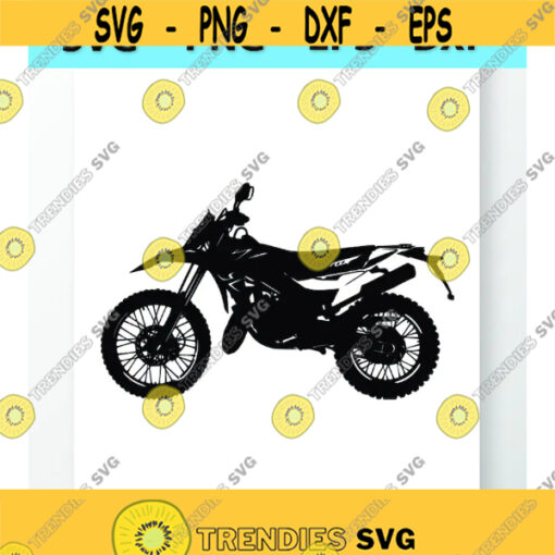 Motorcycle Vector Images SVG Silhouette Clipart Cutting Files SVG Image For Cricut Dirt Bike Silhouettes Eps Png Dxf Clip Art Design 760