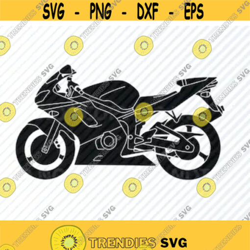 Motorcycle Vector Images SVG Silhouette Clipart Cutting Files SVG Image For Cricut Street Bike Motorcycle Eps Png Dxf Clip Art Design 8