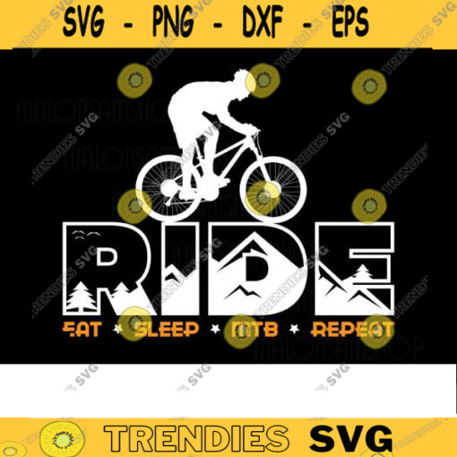 Mountain Bike SVG Eat Sleep Mtb Repeat mountain bike svg cycling svg bicycle svg mtb svg bike svg biker svg Design 20 copy