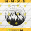 Mountain SVG Adventure SVG Landscape svg for Decal Nature svg Mountain in a circle SVG file for Cricute and Silhouette Digital file Design 29.jpg