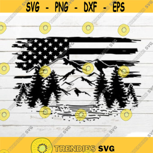 Mountain SVG Flag SVG Camping svg Mountains SVG for Shirt Patriotic svg Holidays in the mountains svg Cricut Silhouette Cut File Design 13.jpg