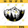 Mountain svg mountain svg outline camping outdoors adventure svg mountains and trees svg Forest SVG Svg Files Svg Files for Cricut 81 copy