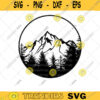 Mountain svg mountain svg outline camping outdoors adventure svg mountains and trees svg Forest SVG Svg Files Svg Files for Cricut 94 copy
