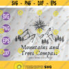 Mountains And Trees Compass SVG Outdoor Digital Download Adventure SVG Mountain SVG Svg Eps Png Dxf Digital Download Design 65
