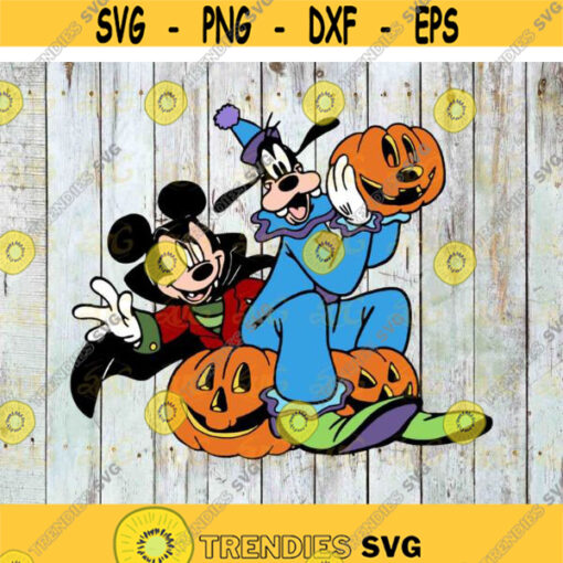 Mouse and Dog Cuties Svg Cartoon Characters svg Halloween Svg Halloween Gift Svg Cricut File Clipart Svg Png Eps Dxf Design 722 .jpg