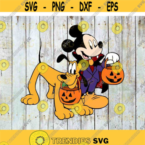 Mouse and Dog Halloween Svg Halloween Svg Halloween Gift SVg Funny Cuties Horror Svg cricut File Clipart Svg Png Eps Dxf Design 275 .jpg